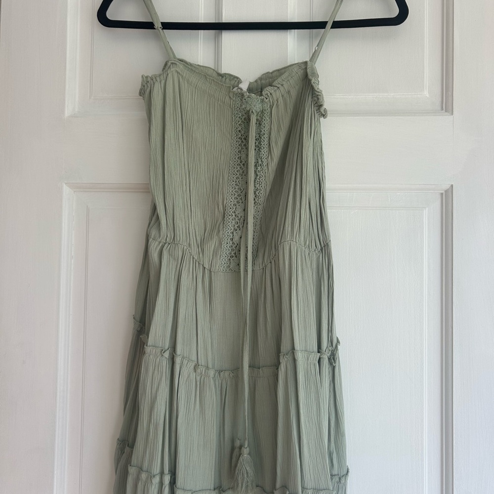 Elegant Green Mini Dress